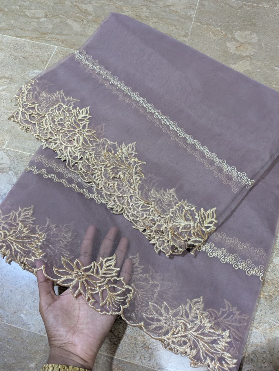 High Quality Polyester Coloured Organza Dupatta – Multiple Colours | Badar and Sons