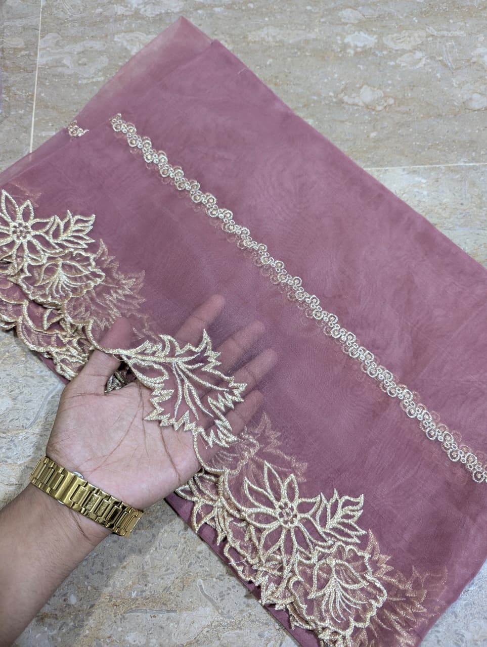 High Quality Polyester Coloured Organza Dupatta – Multiple Colours | Badar and Sons