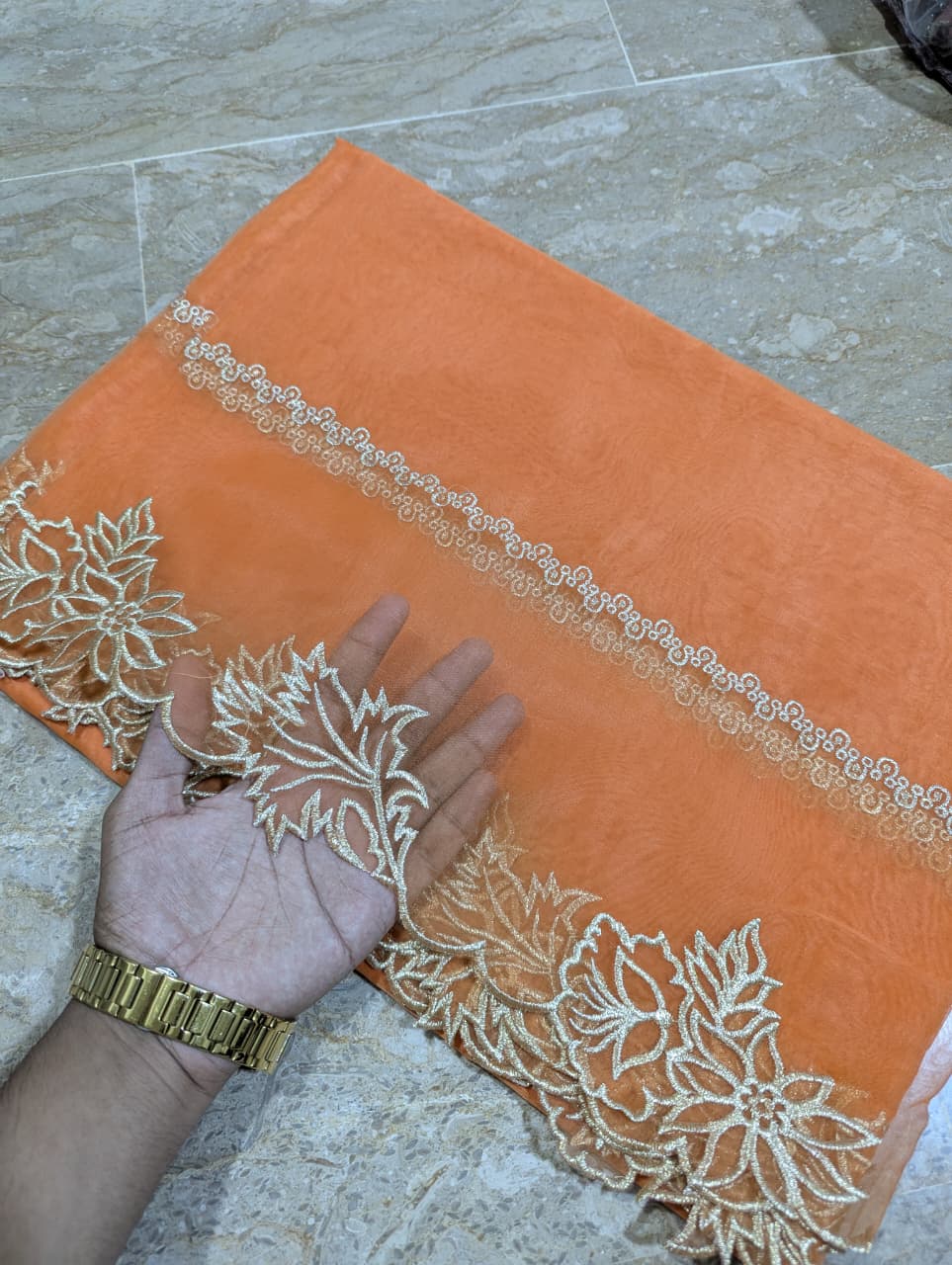 High Quality Polyester Coloured Organza Dupatta – Multiple Colours | Badar and Sons