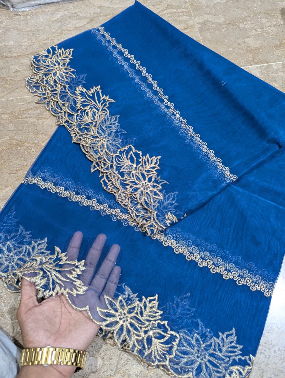 High Quality Polyester Coloured Organza Dupatta – Multiple Colours | Badar and Sons